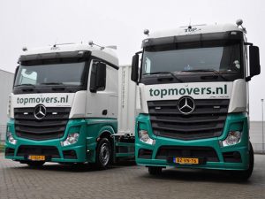 Vrachtwagen verhuizen